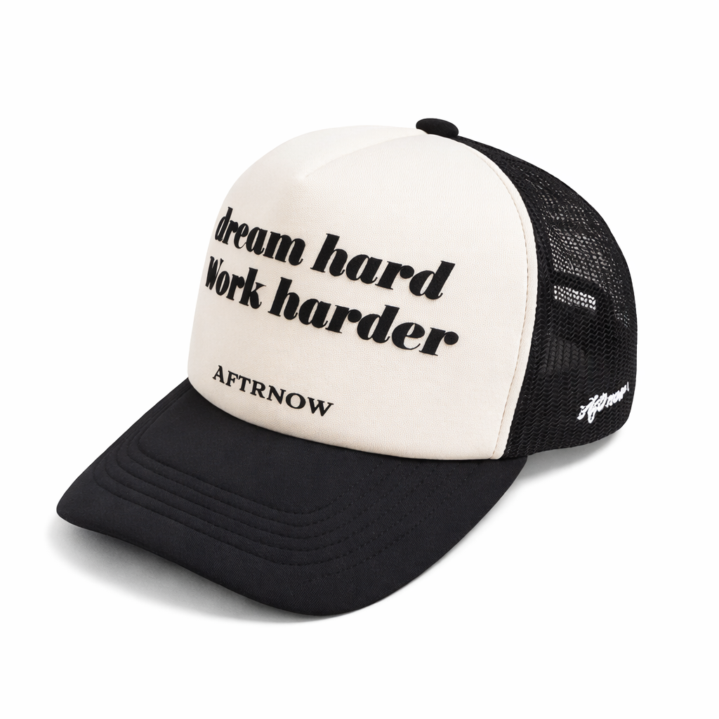 Dream Hard Work Harder Hat - Black